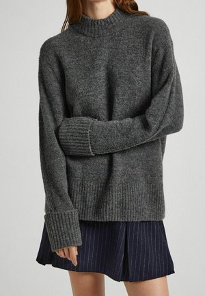 Strickpullover - dark grey