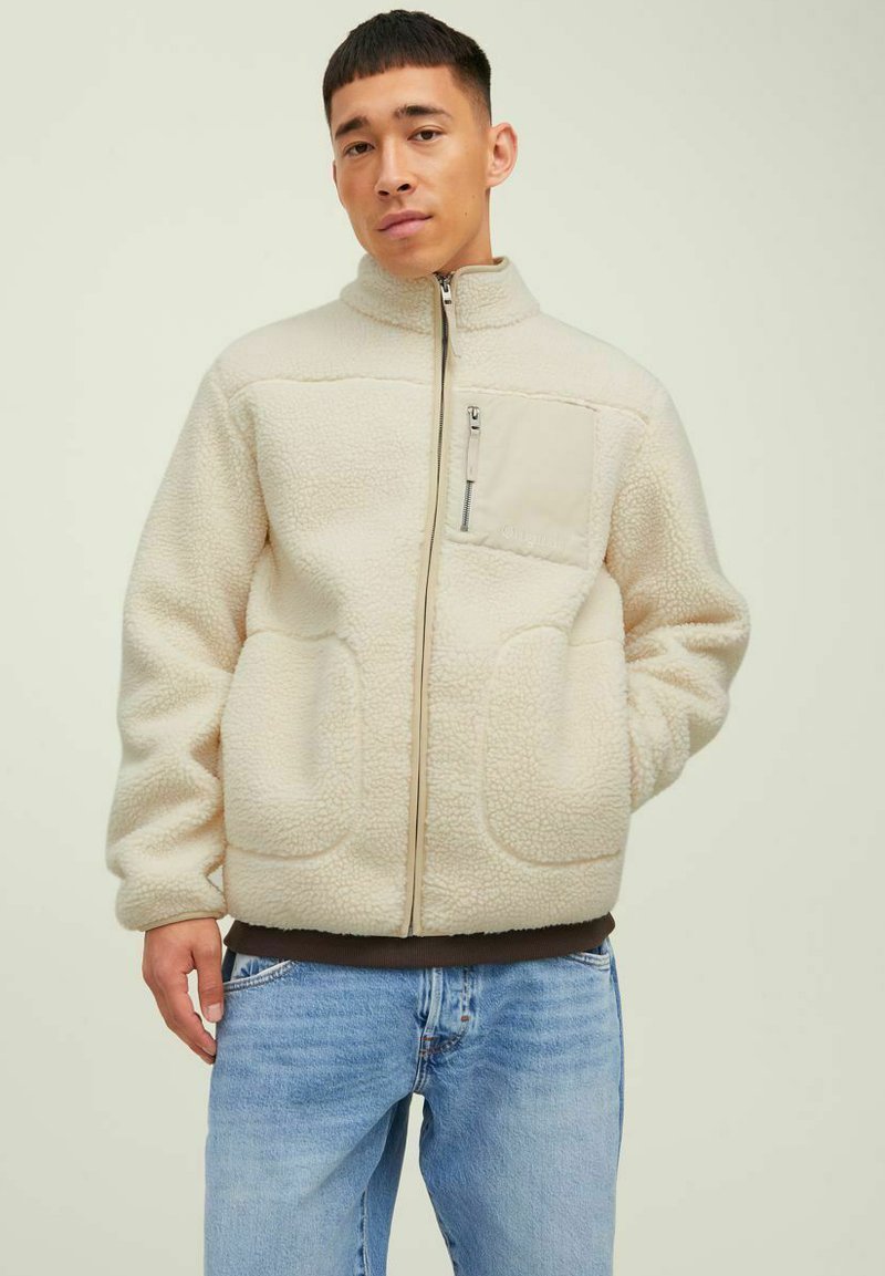 Jack & Jones Fleecejacke oatmeal/beige Zalando.de