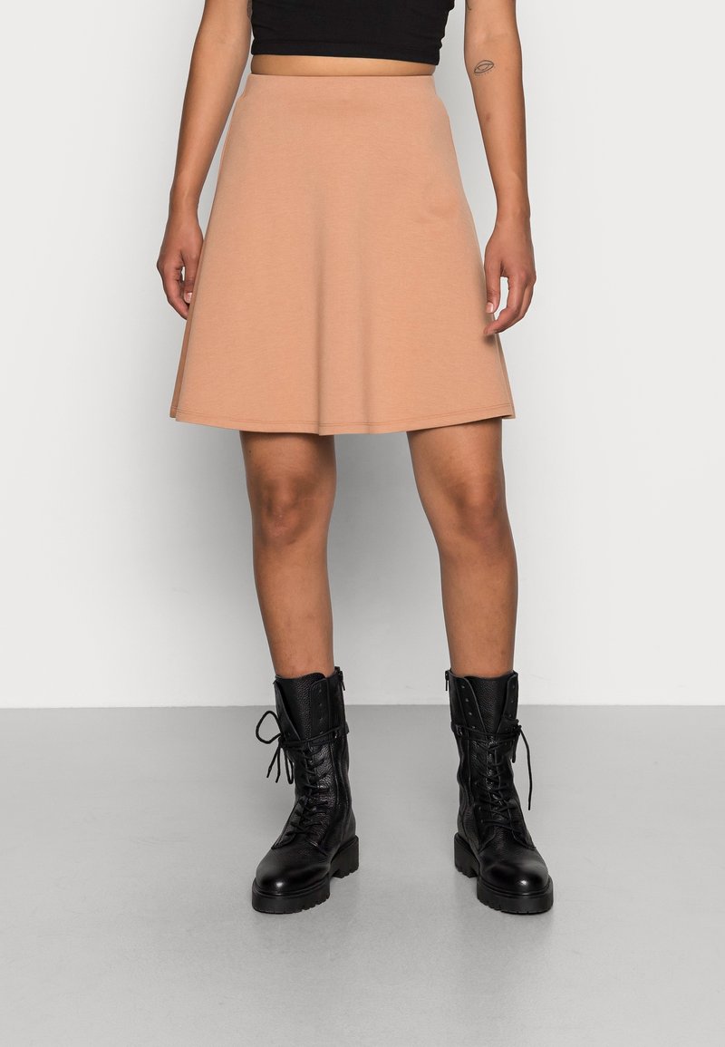 ONLY A-linjekjol - light brown