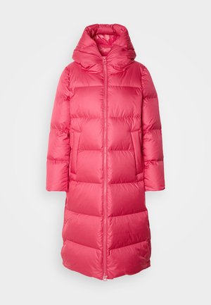 Marc O'Polo, COAT FIXED HOOD WELT POCKETS SIDE SLITS BACKPACK BELTS - Manteau en duvet - sundown