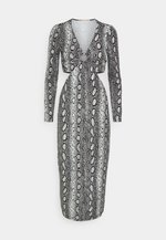 MICHAEL Michael Kors MIDI DRESS - Jerseykleid - black/schwarz - Zalando.de