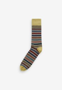 Next 5 PACK REGULAR FIT - Strømper - neutral green colour pop stripe