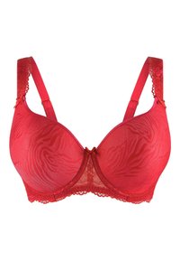 Unselected, cerise jacquard