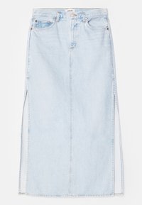 ASTRID SLICE SKIRT - Jeansskjørt - bleached pale indigo