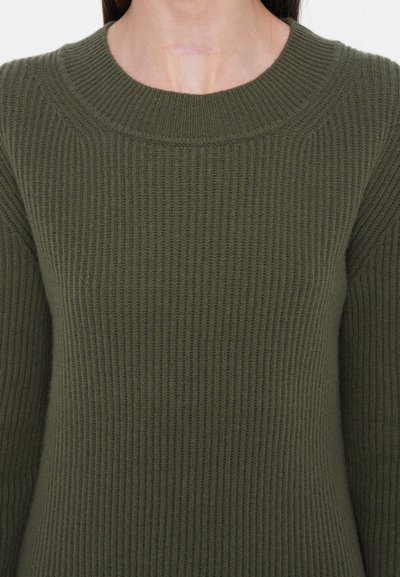 CLOSED CREW NECK DRESS LONG SLEEVE - Džemperkleita - forest green