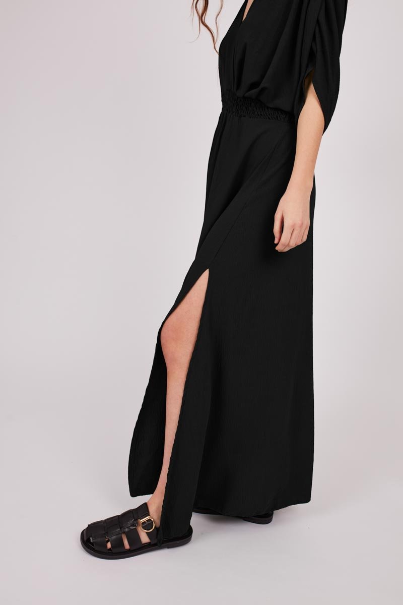 Damen Kleider | Dioxide LONG SLIT Maxikleid black/schwarz - PD99288 Damen Kleider | Dioxide LONG SLIT Maxikleid black/schwarz - PD99288