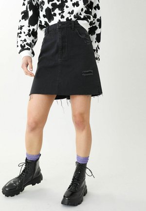 A-line skirt - schwarz
