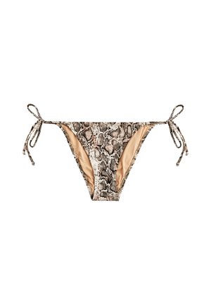 Koton, SNAKE PRINTED BIKINI BOTTOM. - Braguita de bikini - black