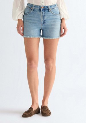 COWBOY INCH - Jeans Shorts - hellblau