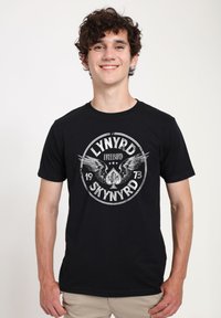 Henry Tiger Triko s potiskem - black