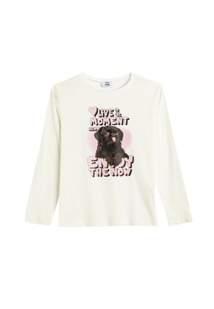 PRINTED - Camiseta de manga larga - white