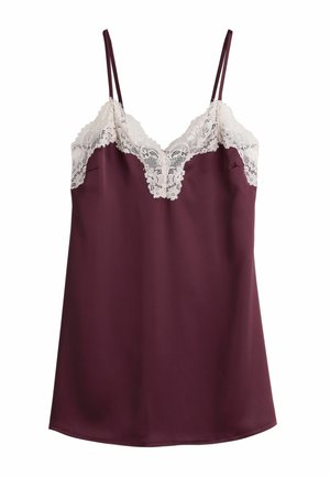 REGULAR FIT -  DETAIL  . - Nightie - burgundy red