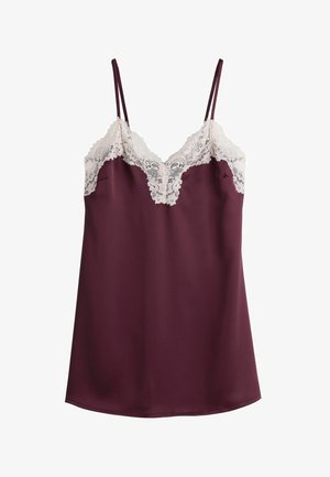 REGULAR FIT - DETAIL . - Hálóing - burgundy red