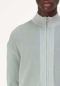 Calvin Klein Jeans CORE BADGE ZIP THROUGH - Gilet - slate gray