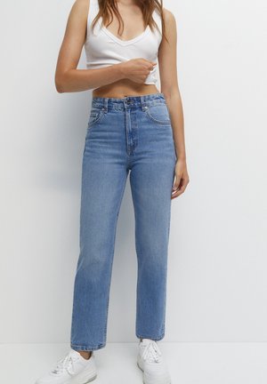 Jeans Straight Leg - stone blue denim