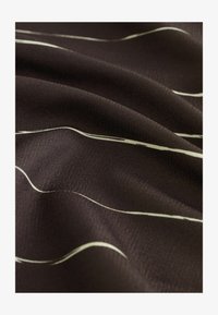 Selected, chocolate brown stripe
