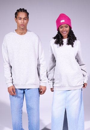 UNISEX - Sweatshirt - mottled light grey