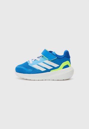 RUNFALCON UNISEX - Road running shoes - bright royal/white/lucid lemon