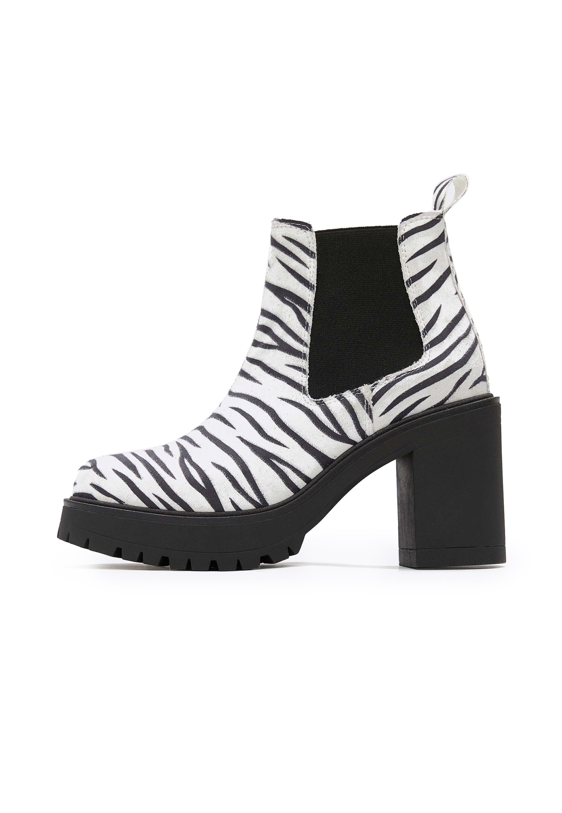 CUPLÉ Botines de tacón - white/negro - Zalando.es