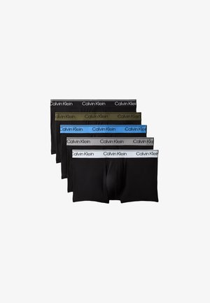 Calvin Klein Underwear, LOW RISE TRUNK STRETCH 5 PACK - Boxers - black/poseidon blue/olive night/convoy