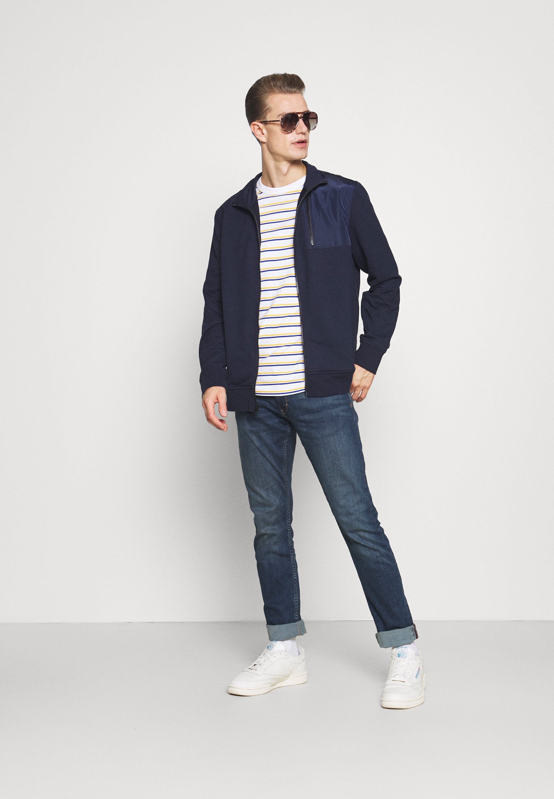 Herren V CHEST POCKET MIXED MEDIA - Sweatjacke Herren V CHEST POCKET MIXED MEDIA - Sweatjacke