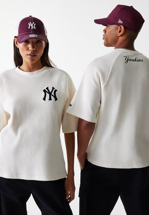 New Era WAFFLE TEE UNISEX - T-Shirt print - off white