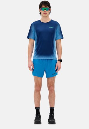 T-Shirt print - dark blue fade