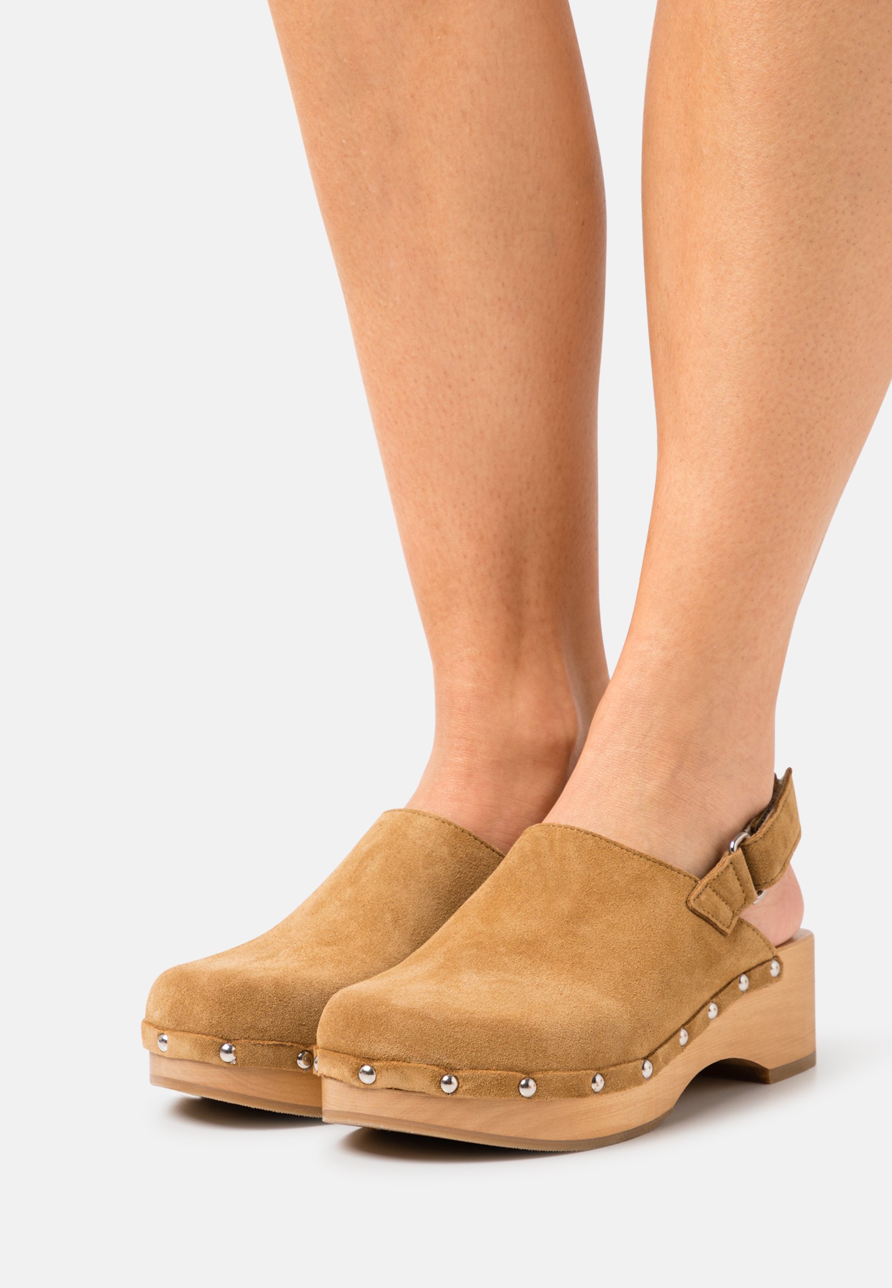 BOSS BRIT - Zuecos - dark yellow/amarillo - Zalando.es