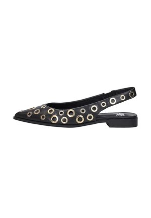Slingback ballerina´s - zwart