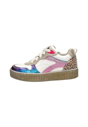Shoesme Pink Flower Leather Sneakers main image 0