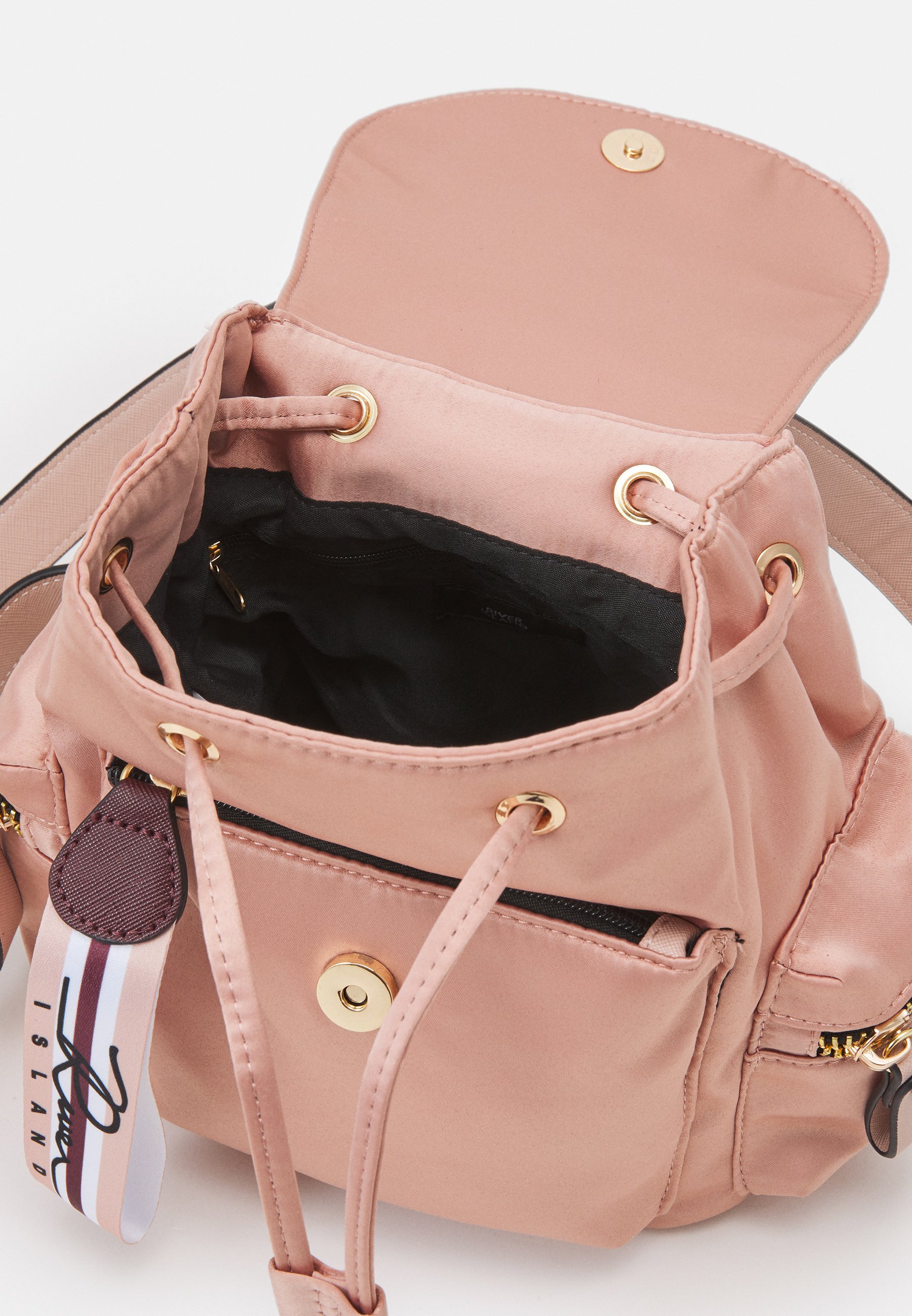 river island pink backpack