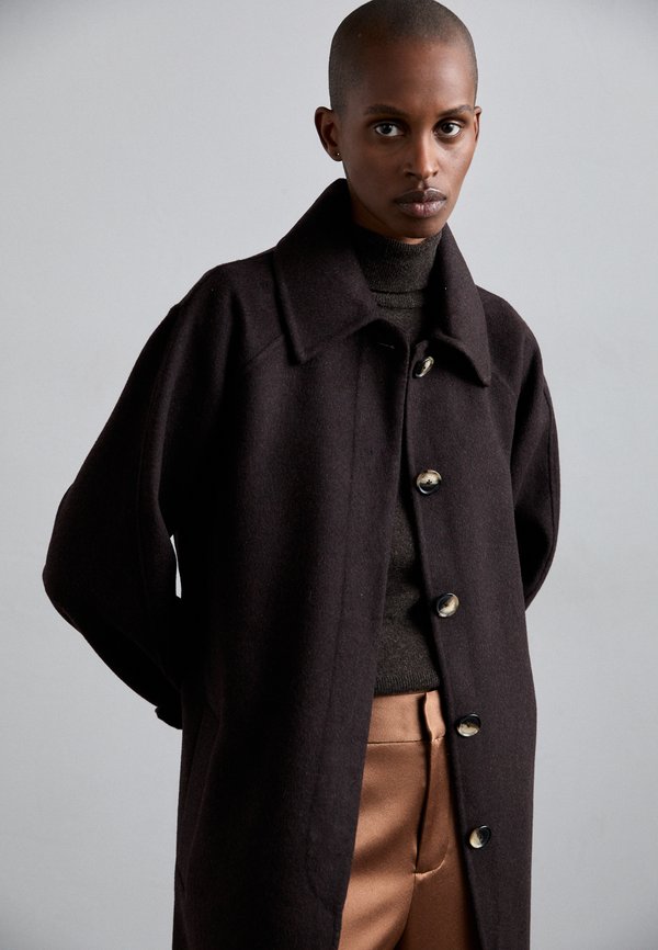 JULIETTE COAT IN BRUSHED - Classic coat - hickory4