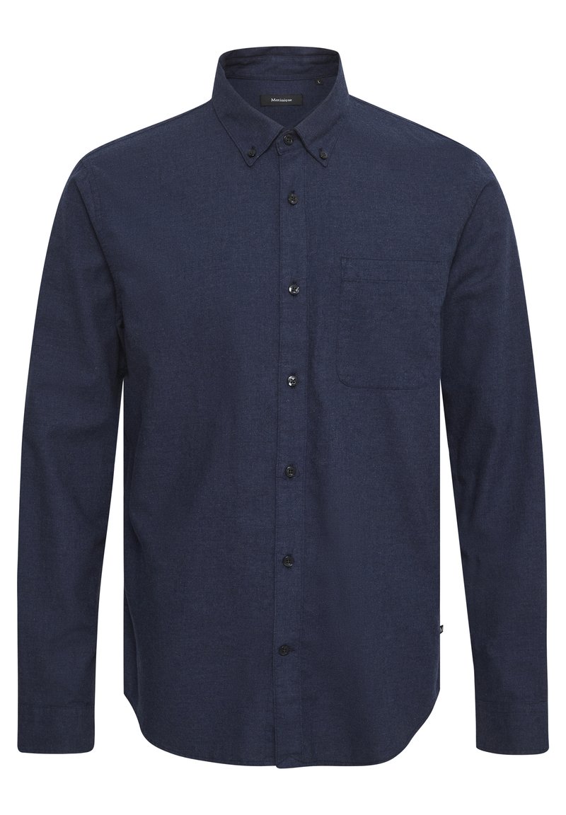 Matinique Overhemd gemêleerd donkerblauw