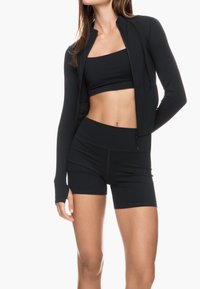 Bershka QUICK-DRY & BREATHABLE - Leggings - Byxor - black