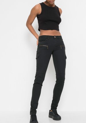 Pantaloni cargo - black