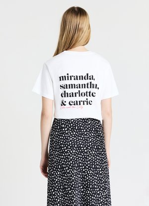 Calliope SEX AND THE CITY FRONTE RETRO - T-shirt imprimé - bianco ottico