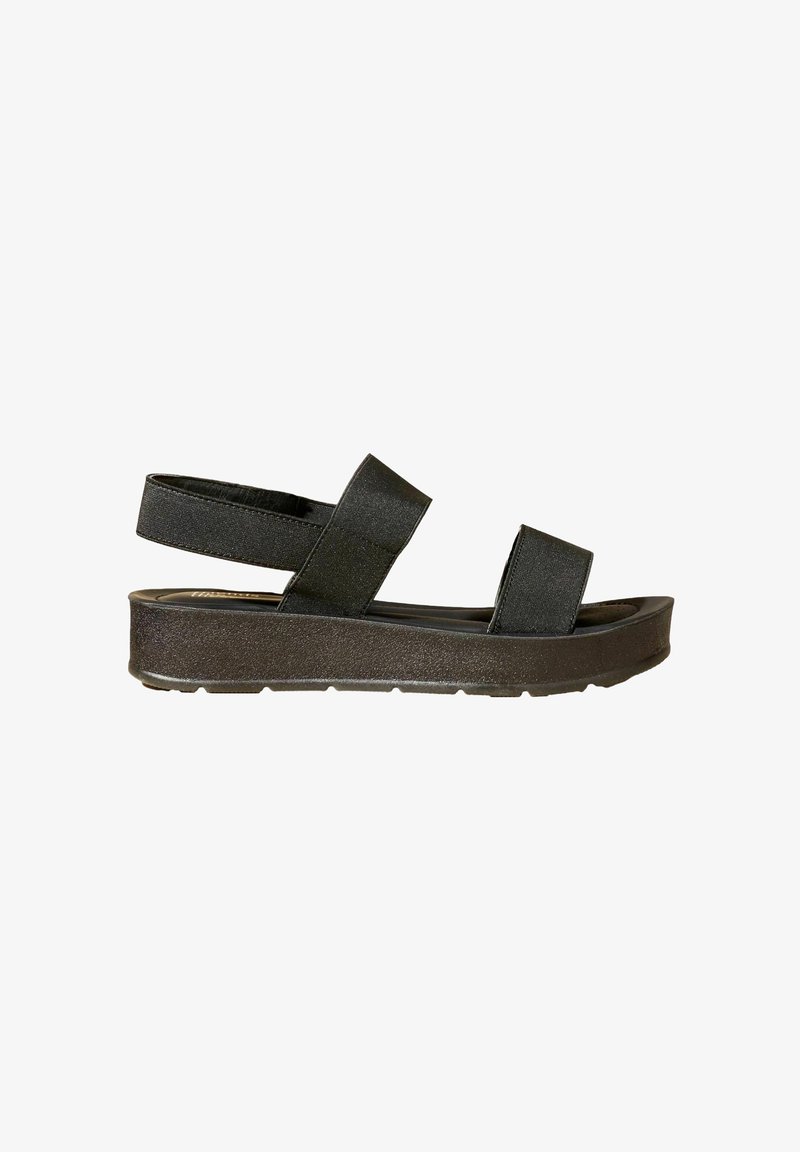 Friends Like These REGULAR FIT - COMFORT ELASTIC STRAP - Sandale cu platformă - black