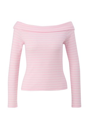 QS OFF-SHOULDER  - Langarmshirt - zartrosa