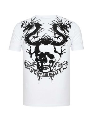 Cipo & Baxx T-shirt print - white