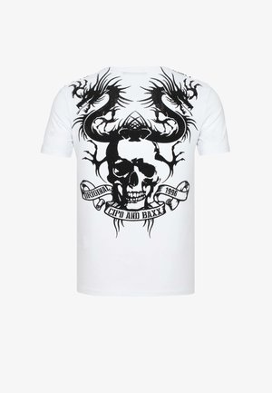 Cipo & Baxx T-shirt print - white