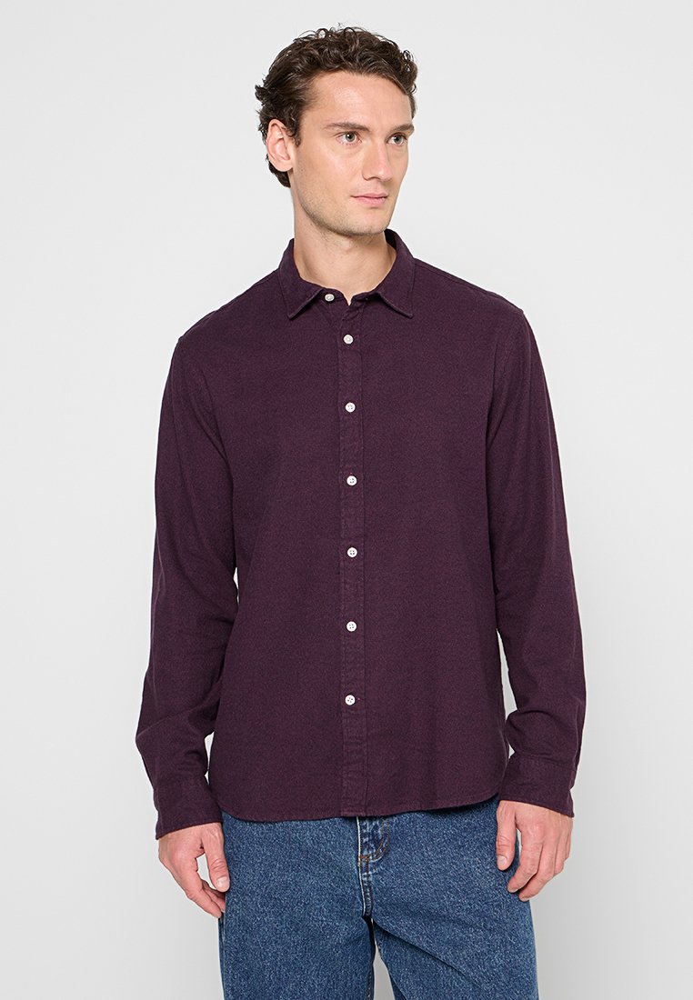 Selected Homme Overhemd donkerrood Selected Homme Overhemd donkerrood