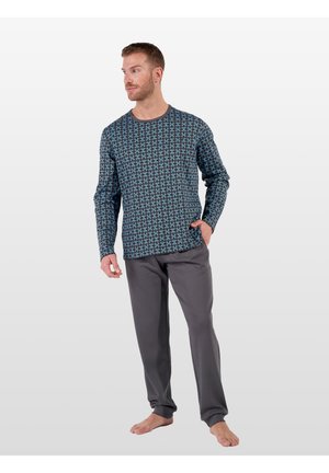 SET - Pyjama - dark grey print