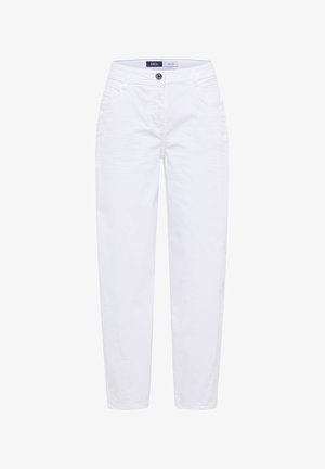 Cecil, HIGH WAIST BARREL LEG JEANS IM LOOSE FIT - Wide Leg - white