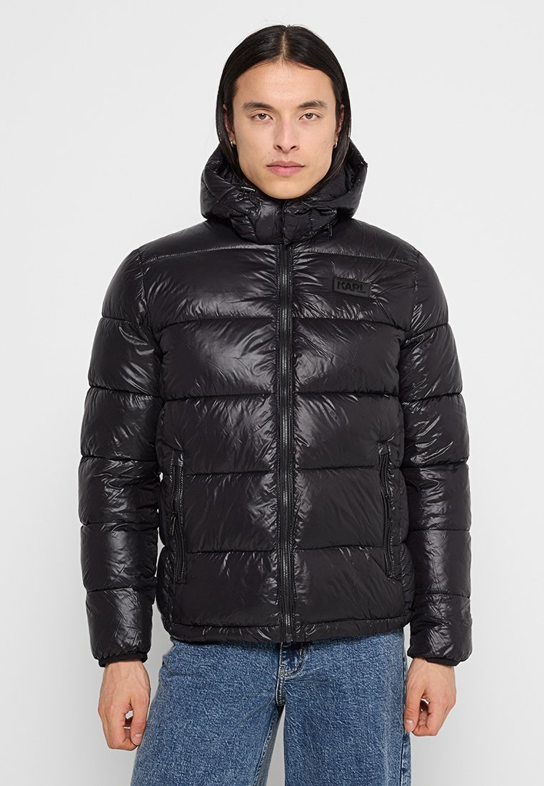 Karl Lagerfeld Winterjas zwart