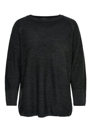 Striktrøje - dark grey