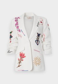 SUMMER LOVE SCRUNCHED CHEYENNE - Blazer - ivory/multi coloured