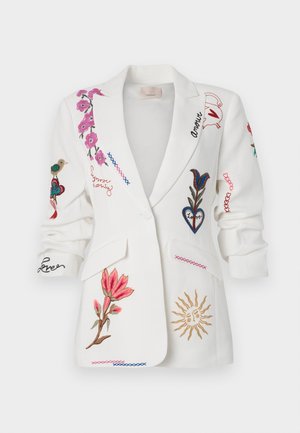 Cinq à Sept SUMMER LOVE SCRUNCHED CHEYENNE - Blazer - ivory/multi coloured