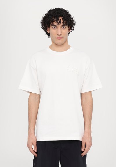 Soulland KAI BEADED UNISEX - Basic T-shirt - white