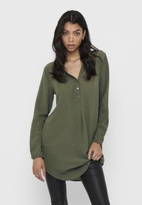 ONLY LANGARM EINFARBIGES - Bluse - kalamata