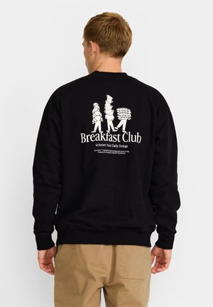 REVOLUTION, REVOLUTION PRINTED CREWNECK - Sweater - black